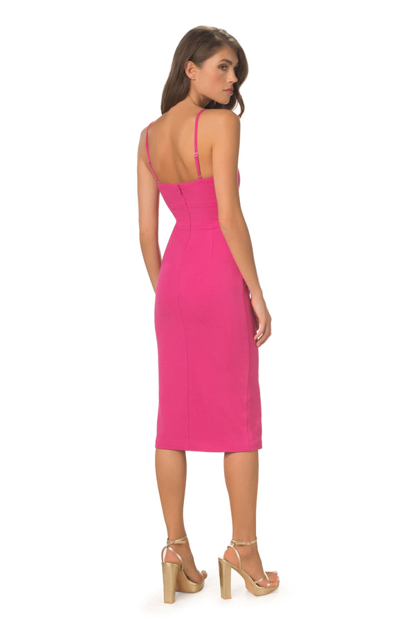 Alana Dress / BRIGHT FUCHSIA