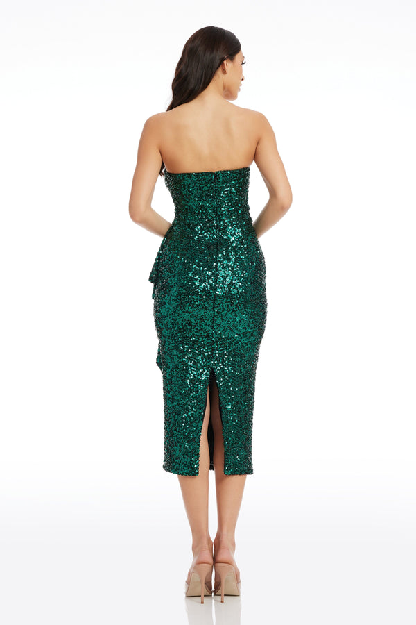 Alexis Dress / DEEP EMERALD