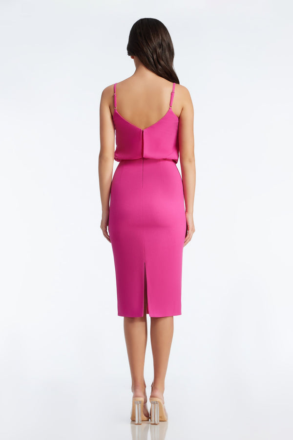 Alondra Dress / BRIGHT FUCHSIA