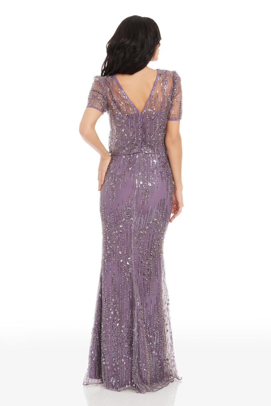 Amanda Gown / DUSTY LAVENDER MULTI