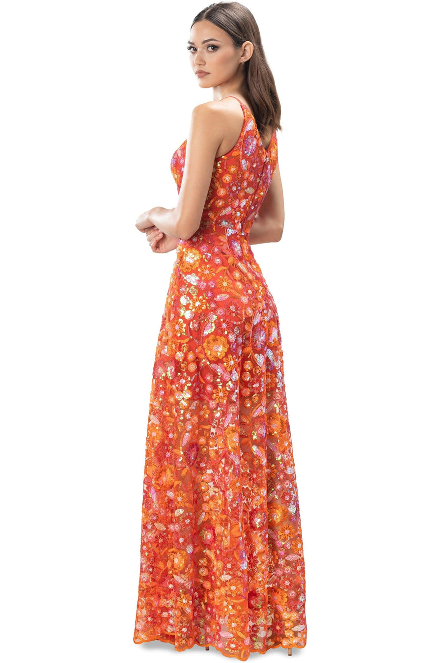 Ariyah Sunburst Sequin Gown – Dress the Population