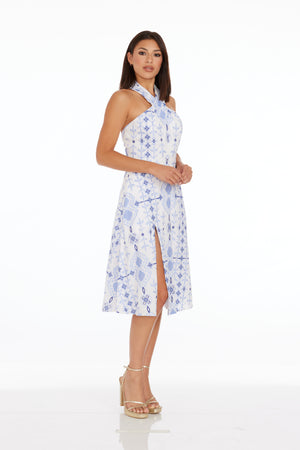 Astoria Dress / SKY MULTI