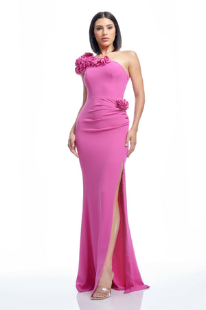 Aubrielle Dress / BRIGHT FUCHSIA