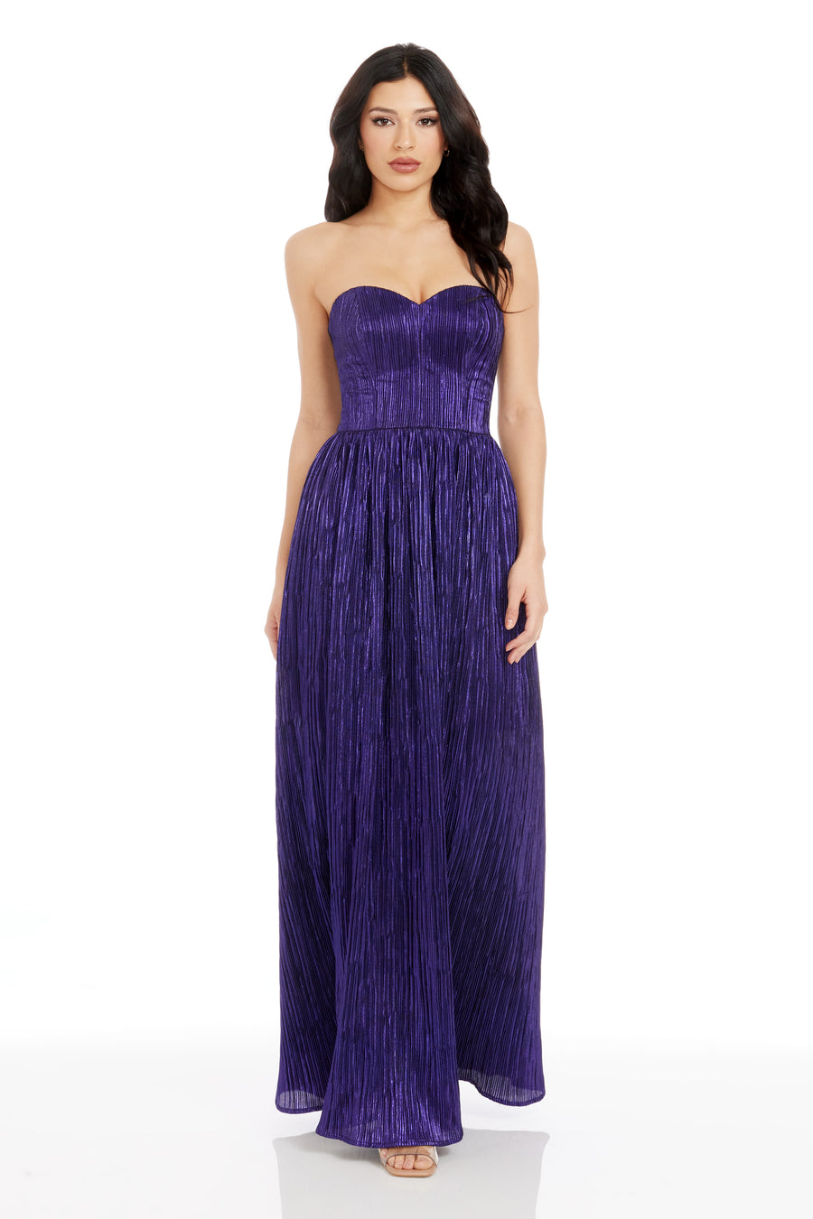 Audrina Dress / DEEP PLUM