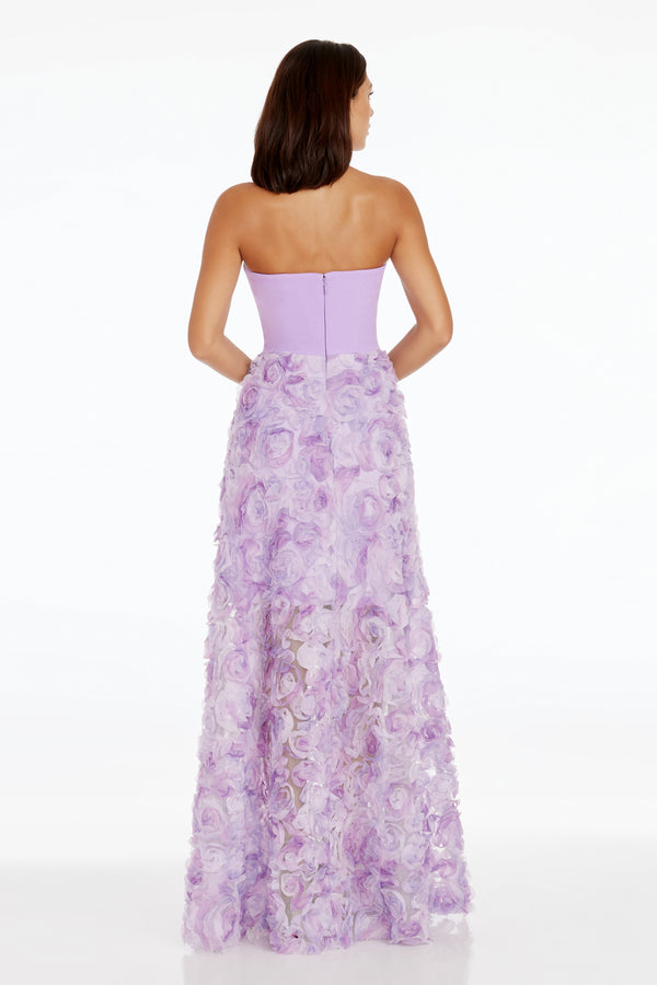 Audrina Gown / LAVENDER MULTI