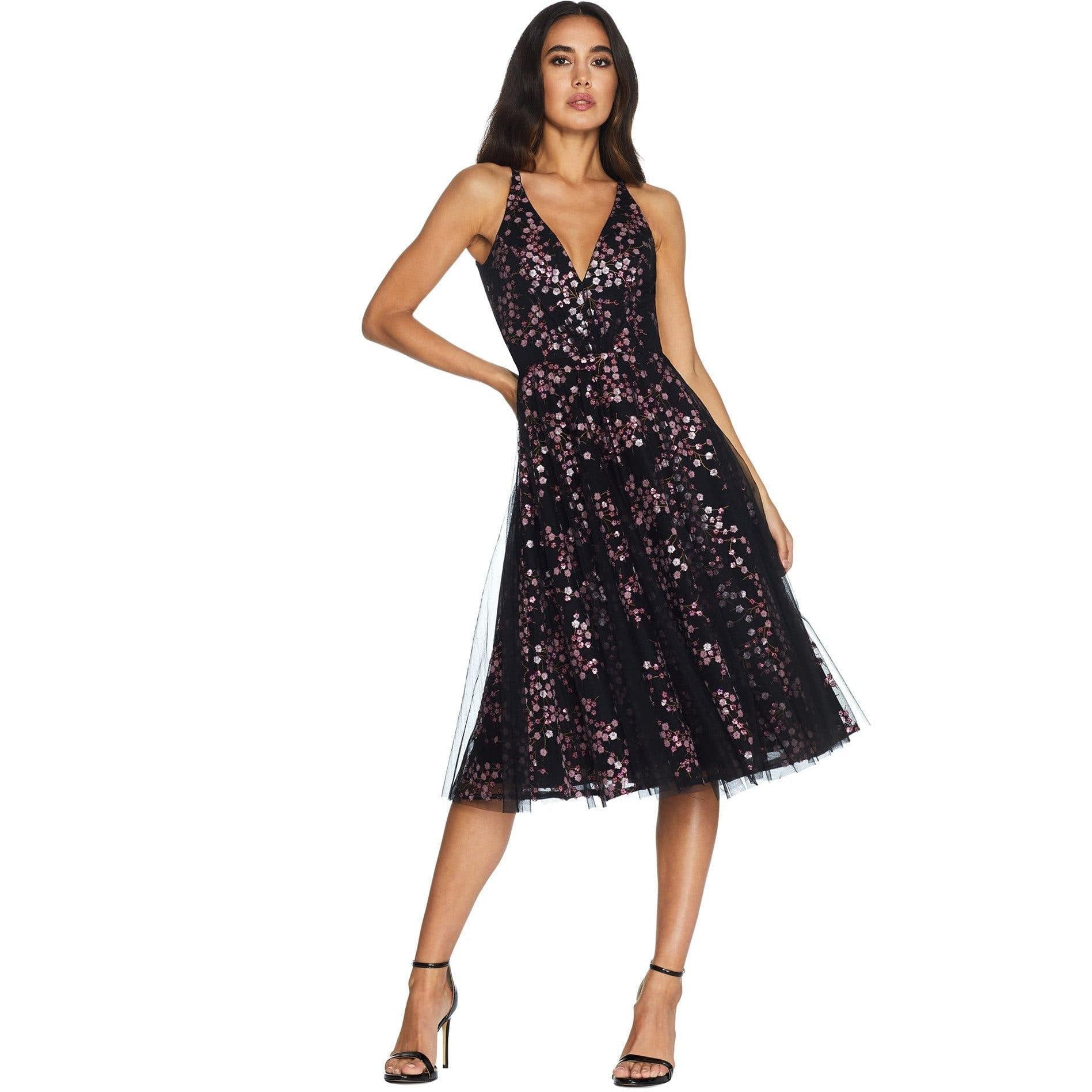 Courtney Cherry Blossom Dress – Dress the Population