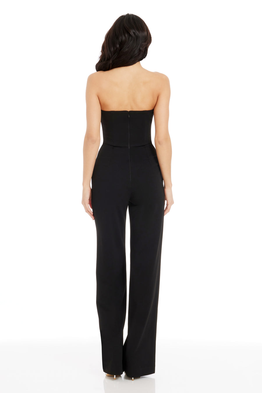 Erica Jumpsuit / BLACK-SILVER