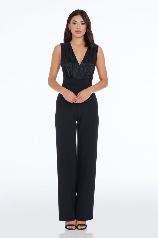 Everette Jumpsuit / BLACK-BLACK