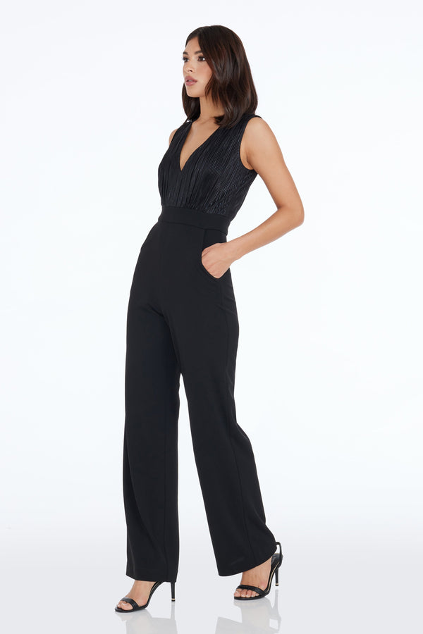 Everette Jumpsuit / BLACK-BLACK