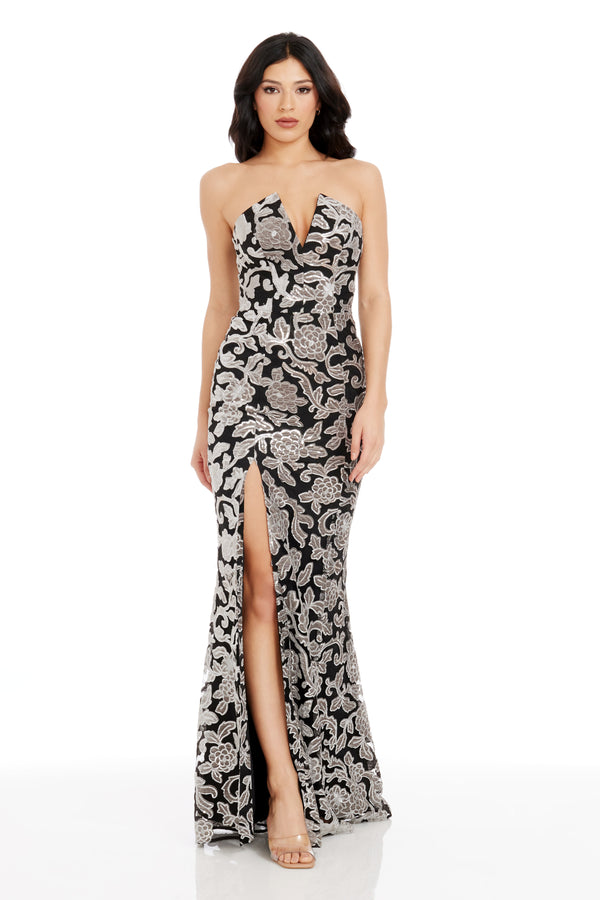 Fernanda Gown / DOVE-BLACK