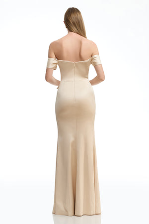 GABRIELLE GOWN / CHAMPAGNE