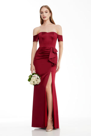 GABRIELLE GOWN / GARNET