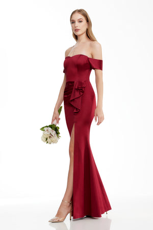 GABRIELLE GOWN / GARNET