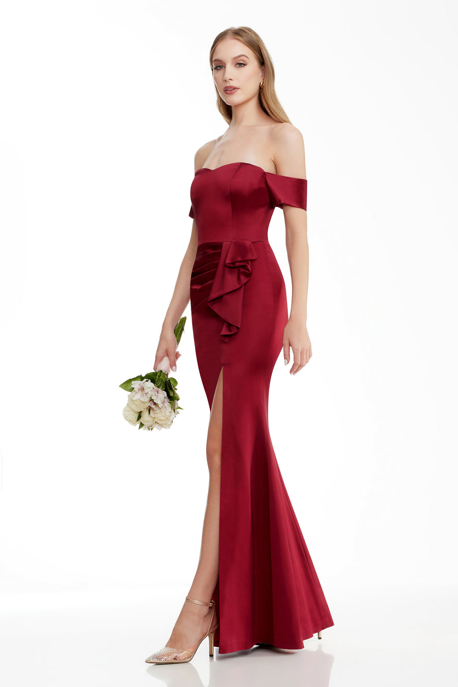 GABRIELLE GOWN / GARNET