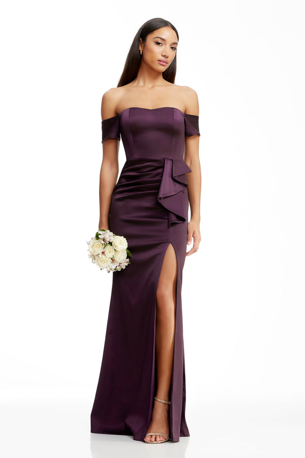 GABRIELLE GOWN / MIDNIGHT PLUM