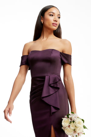 GABRIELLE GOWN / MIDNIGHT PLUM