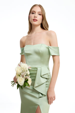 GABRIELLE GOWN / SAGE