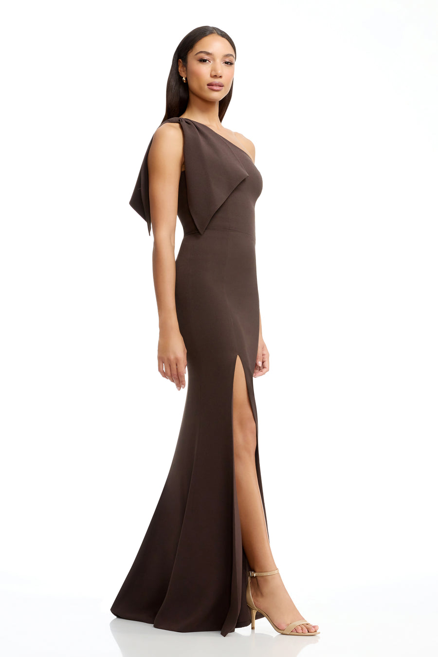 GEORGINA DRESS / MOCHA