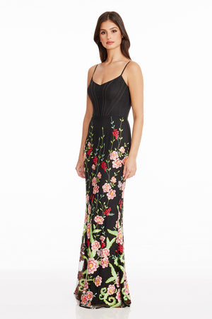 Giovanna Gown / BRIGHT ROSE MULTI