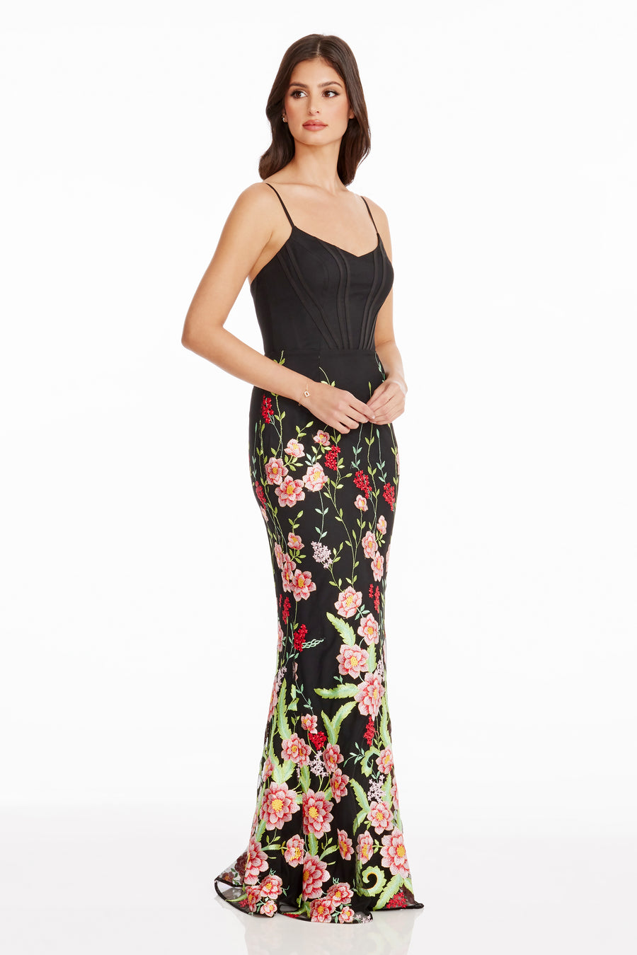 Giovanna Gown / BRIGHT ROSE MULTI