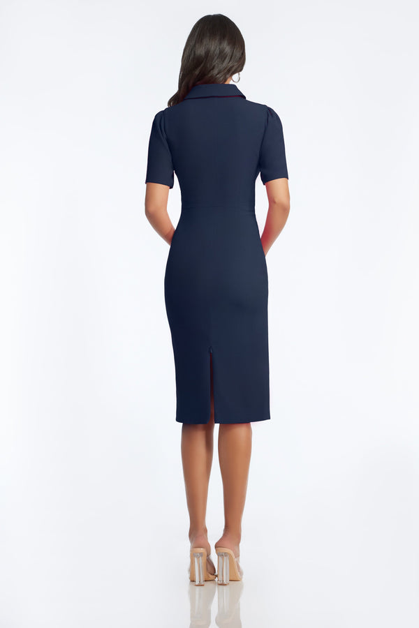 Gloria Dress / MIDNIGHT BLUE B