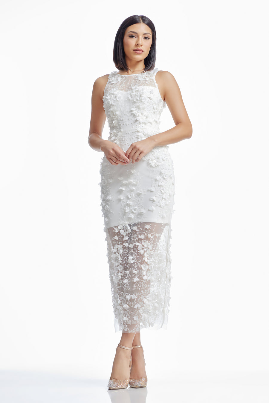 Helena Dress / White