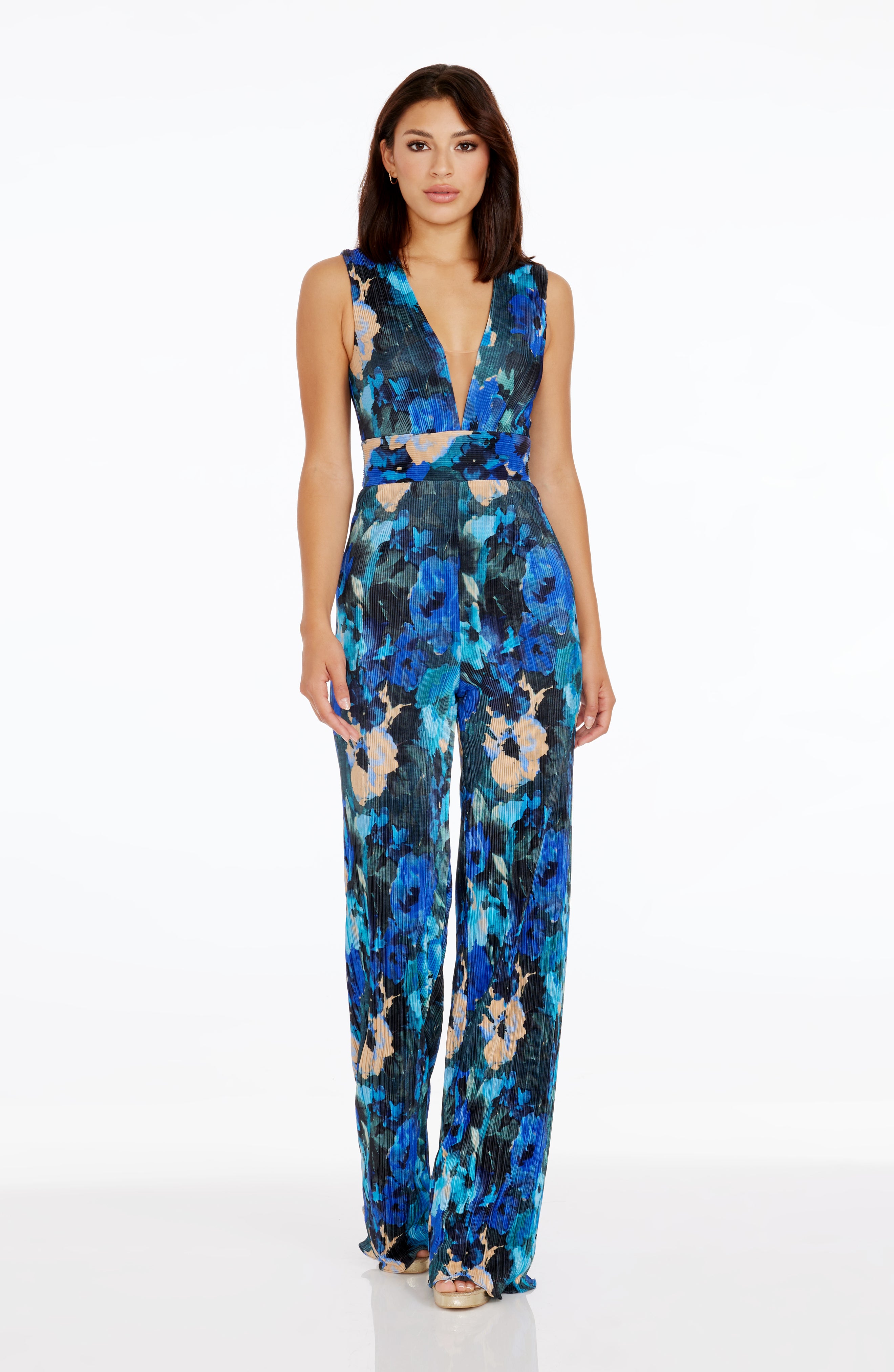 Dress the population joey jumpsuit online