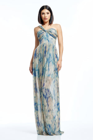 Idalia Dress / Pale Blue Multi