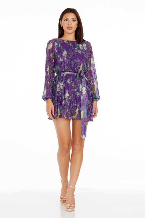 Kirsi Dress / VIOLET MULTI