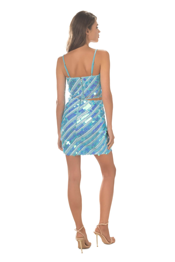 Lexi Set Dress / SKY MULTI