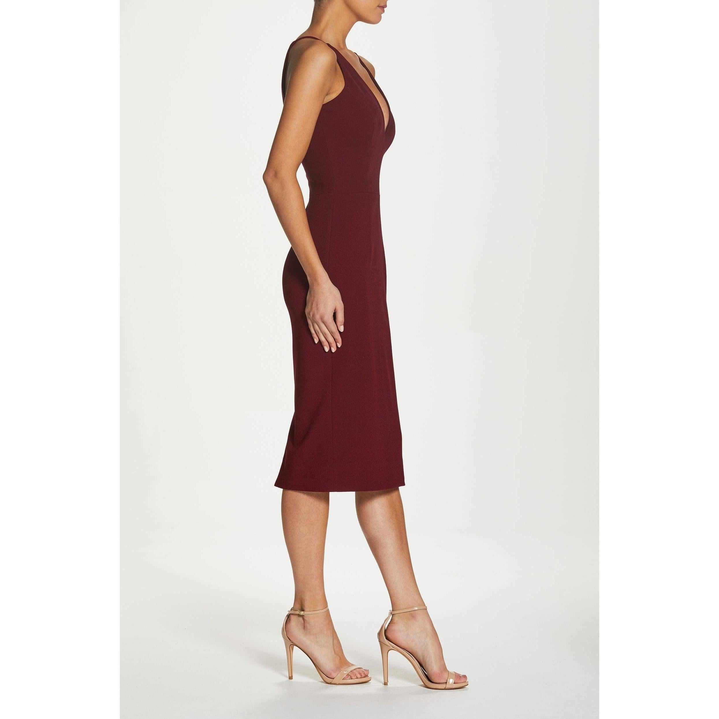 Dress the population shop lyla crepe sheath dress