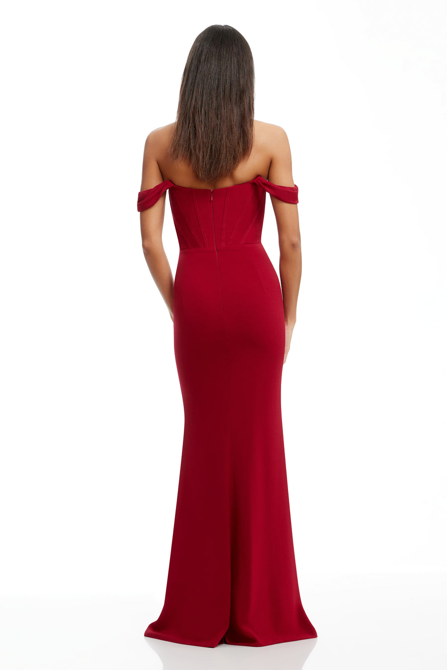 MELANIA DRESS / GARNET