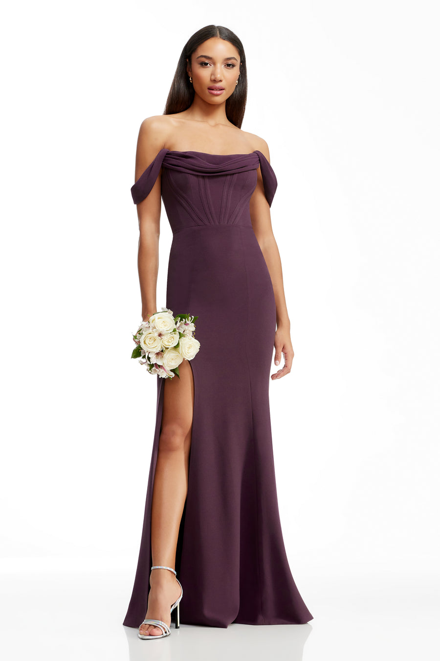 MELANIA DRESS / MIDNIGHT PLUM