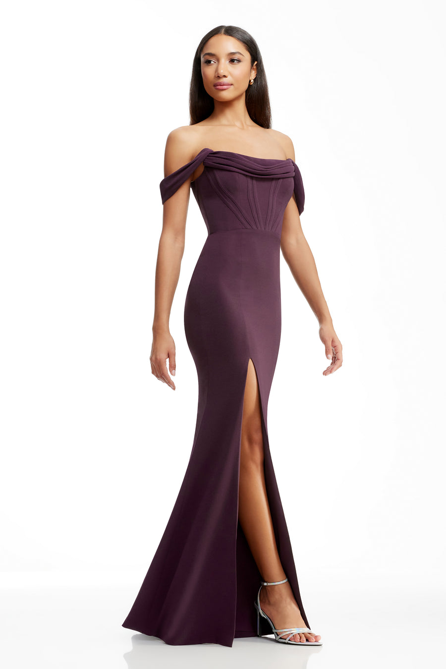 MELANIA DRESS / MIDNIGHT PLUM