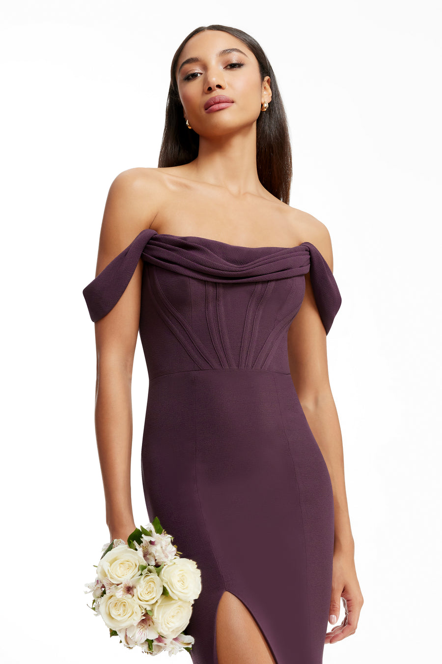 MELANIA DRESS / MIDNIGHT PLUM