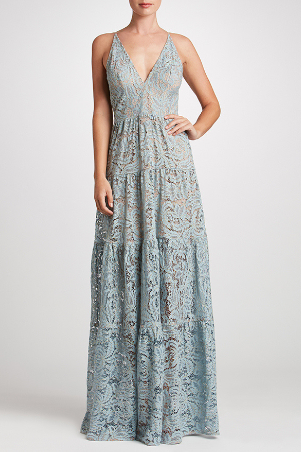 Melina Dress / MINERAL BLUE