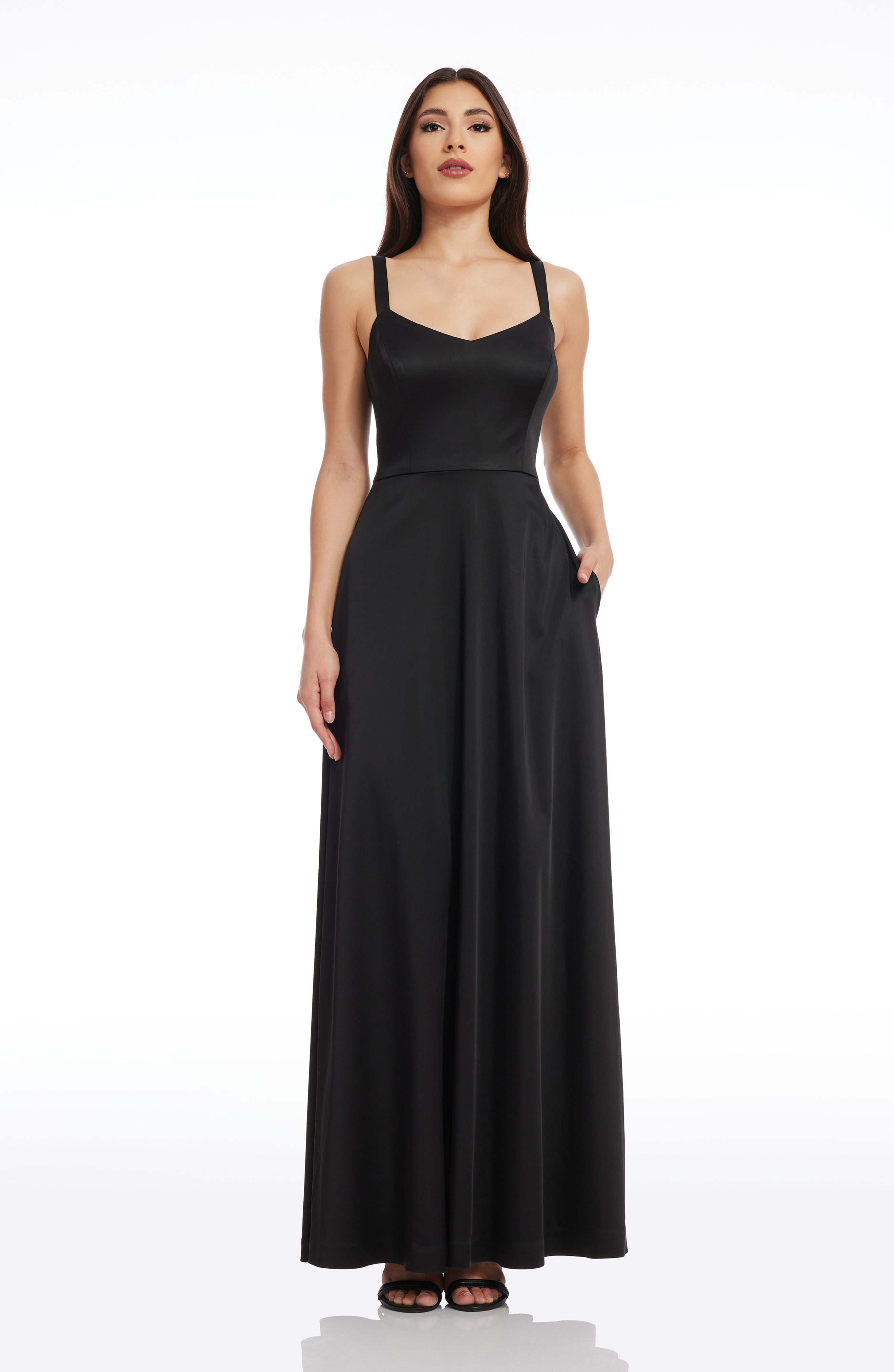 Dress The Population Brooke Gown in discount Black Size Small