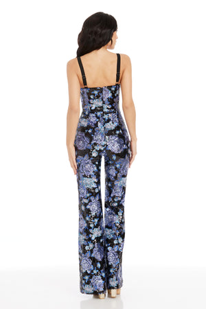 Presley Jumpsuit / ROYAL BLUE MULTI