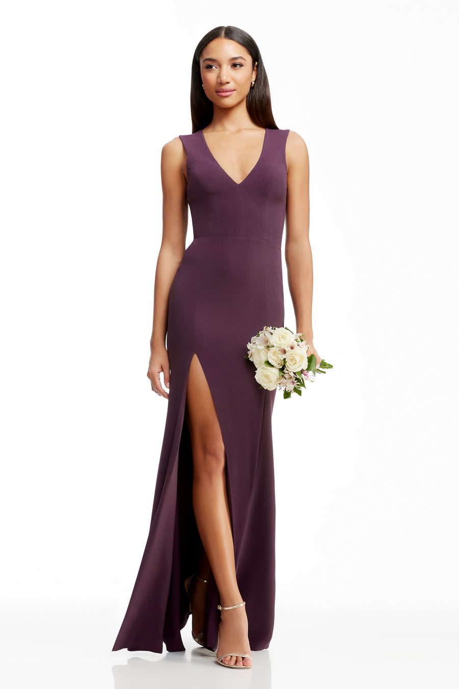 SANDRA DRESS / MIDNIGHT PLUM