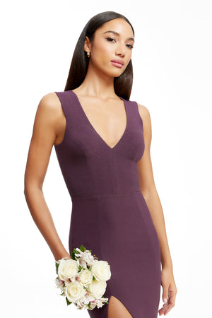 SANDRA DRESS / MIDNIGHT PLUM