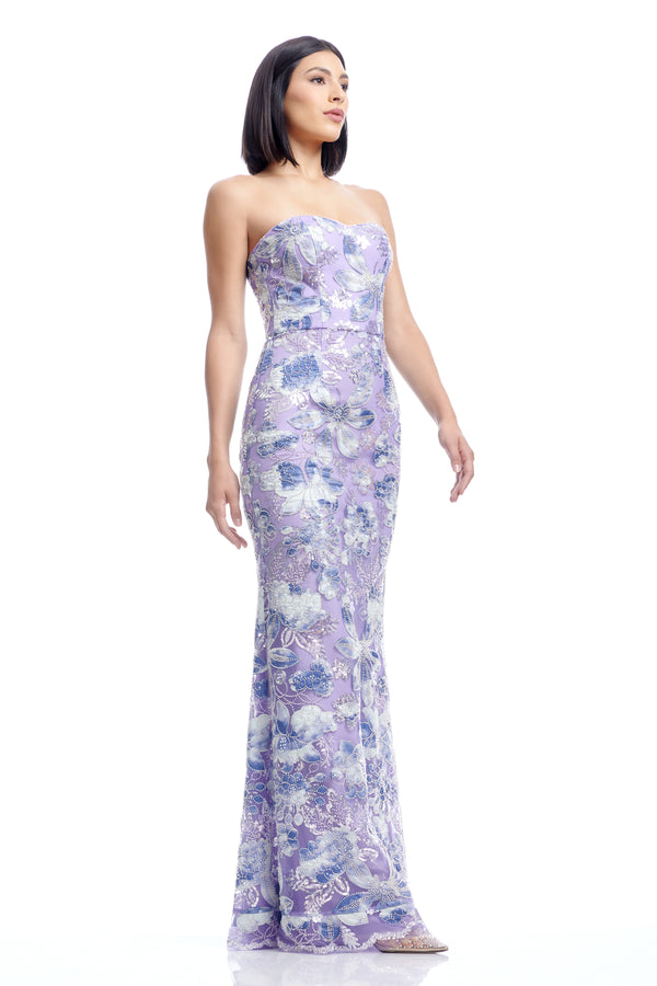 Sheridan Dress / Lilac Multi