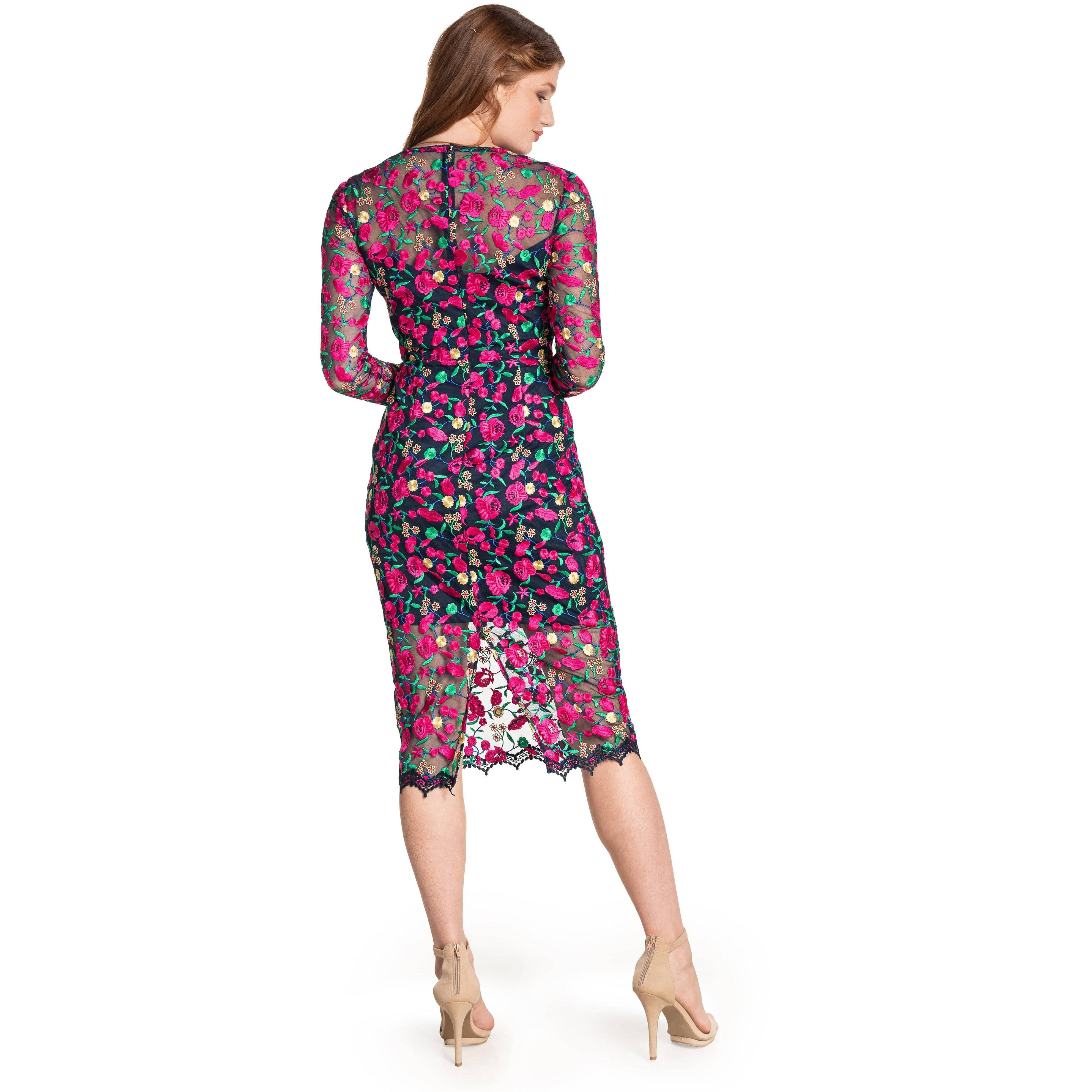 Sophia Floral Embroidered Dress