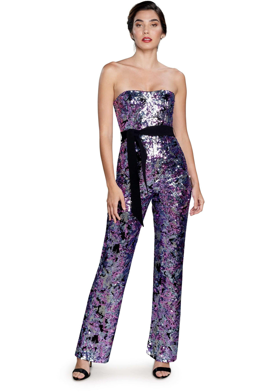 Andy Abstract Sequin Jumpsuit – Dress the Population