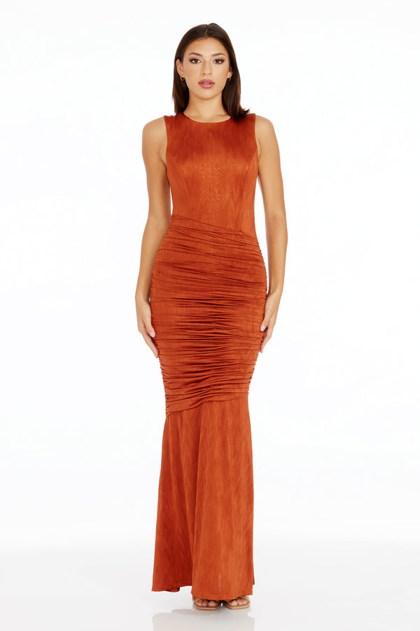 Violetta Gown / BURNT ORANGE