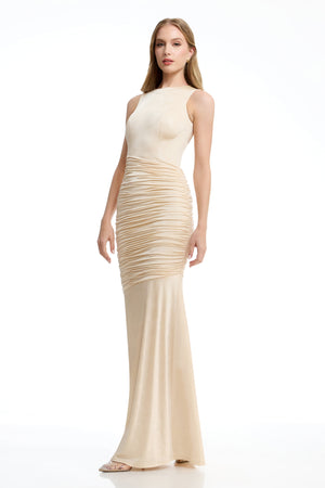 VIOLETTA GOWN / CHAMPAGNE