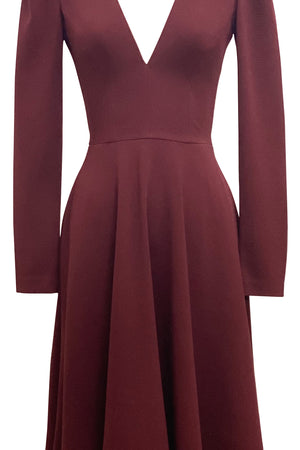 Catrine Dress / BURGUNDY