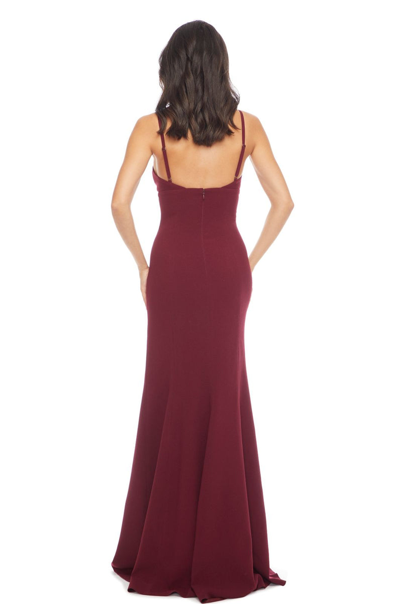 Alejandra Gown / BURGUNDY