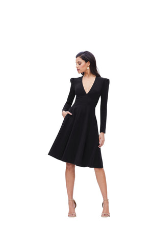 Catrine Dress / BLACK