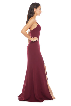 Alejandra Gown / BURGUNDY